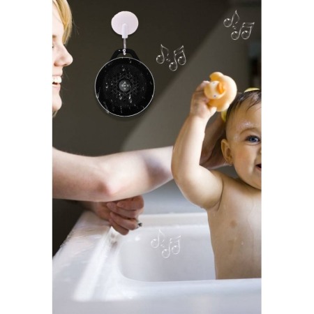 Mini boxa portabila Noir, 150-1800Hz, putere 3.5W, dimensiuni reduse, design modern, efecte luminoase, carabina de prindere incl [3]