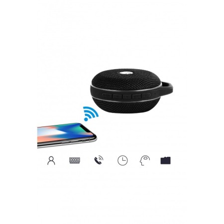 Mini boxa portabila Noir, 150-1800Hz, putere 3.5W, dimensiuni reduse, design modern, efecte luminoase, carabina de prindere incl [2]