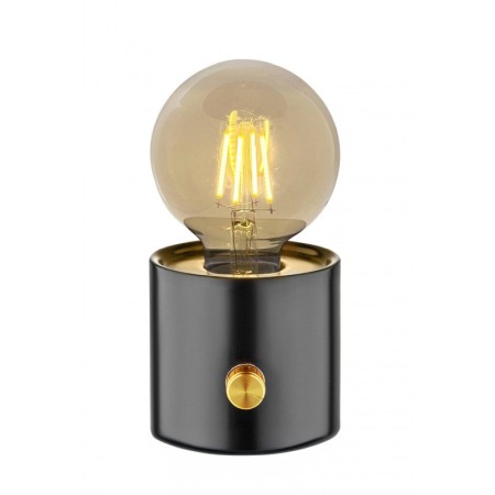 ILUMINAT & ELECTRICE - Mini lampa de masa ModishLight Doty®, lumina calda, cu baterii, 15x9 cm, 0.8W, 120lm, negru