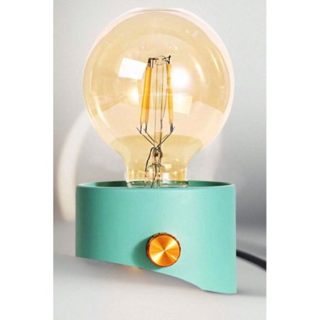 Mini lampa de masa ModishLight Doty®, lumina calda, cu baterii, 15x9 cm, 0.8W, 120lm, turcoaz [7]