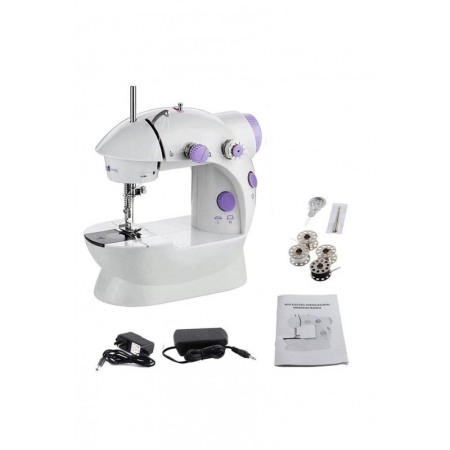 Mini masina de cusut Cara,portabila, practica, accesorii incluse,iluminare si design ergonomic, materiale de calitate, 2000imp/m [9]