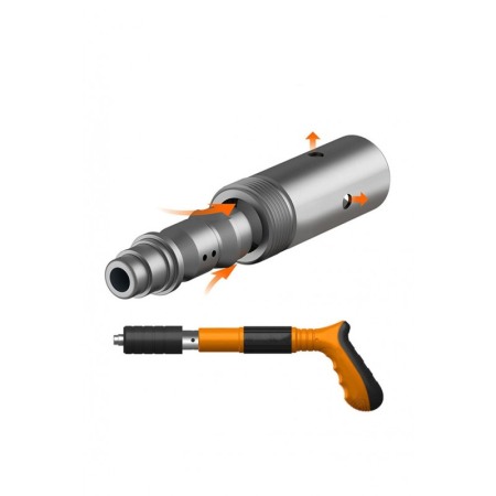 Mini Pistol manual pentru fixarea cuielor Nail Gunner Doty®, 30 cm, calibru 7.3 cm, pneumatic, portocaliu [7]