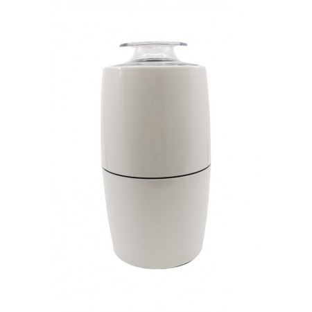 USTENSILE & ARTICOLE BUCATARIE - Mini rasnita pentru cafea CoffeeCrush, inox, design elegant, 60 g, 20 x 10 cm, alb