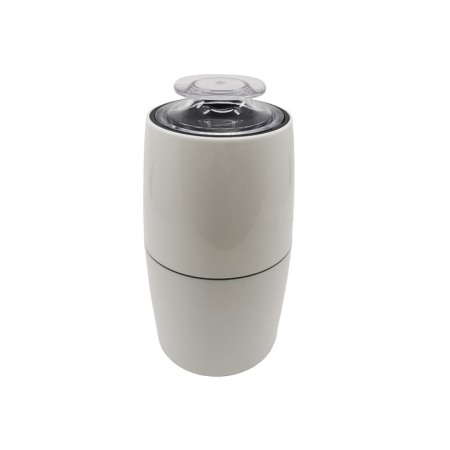 Mini rasnita pentru cafea CoffeeCrush, inox, design elegant, 60 g, 20 x 10 cm, alb [1]