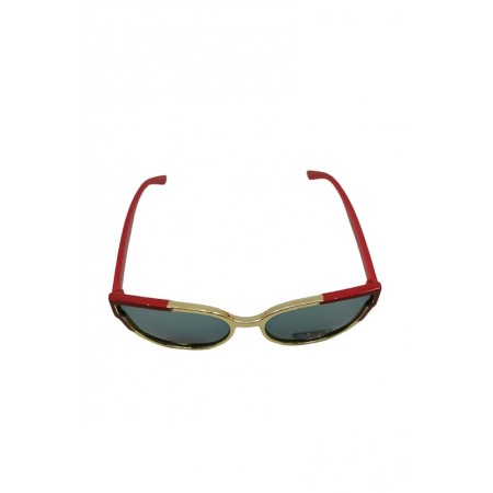Ochelari de soare pentru copii Famous, design modern, marime universala, protectie UV, rama rosie, Doty®️ [1]