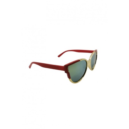Ochelari de soare pentru copii Famous, design modern, marime universala, protectie UV, rama rosie, Doty®️ [2]