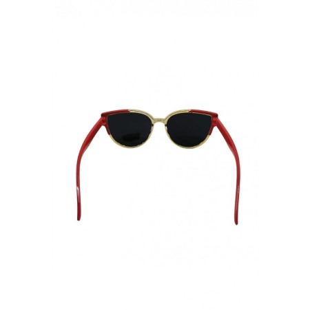 Ochelari de soare pentru copii Famous, design modern, marime universala, protectie UV, rama rosie, Doty®️ [3]