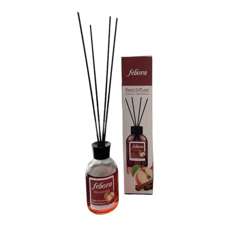Odorizant de camera Febora Scent, aroma mar copt, 100 ml, sticla transparenta, betisoare ratan, Doty®️ [2]