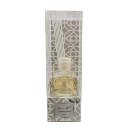 CURATENIE & INTRETINERE - Odorizant de camera Love is Life Mandala Scent, aroma Shangri-La, 50 ml, sticla transparenta, betisoare incluse, Doty®️