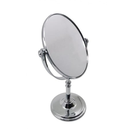 Oglinda cosmetica 2 in 1 TwoFaces, mareste 4x, portabila, design minimalist, argintiu, 29x15 cm, Doty®️ [1]