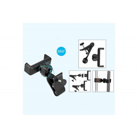 Oglinda rotunda LiveNow cu iluminare LED, pentru Live Streaming,brat telescopic,suport pentru telefon,3 moduri de lumina, 10 tre [2]