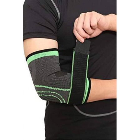 Orteza pentru cot SafeElbow Doty.ro®, reglabila, amelioreaza durerile in timpul exercitiilor, gri/verde [6]