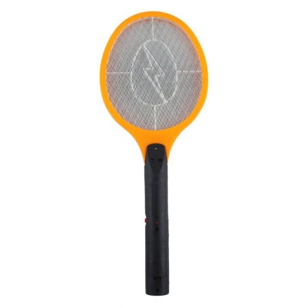 CURATENIE & INTRETINERE - Paleta electrica Bolt Fly pentru tantari si alte insecte, cu baterii, eficienta, 48x19 cm, portocaliu