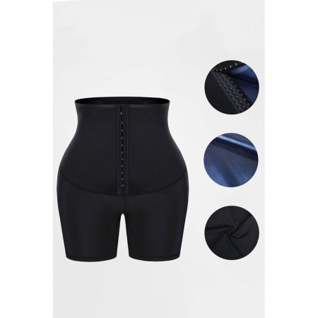 Pantaloni sport pentru femei SaunaSlim, din neopren, efect de sauna, marime 2XL/3XL,negru, Doty®️ [2]