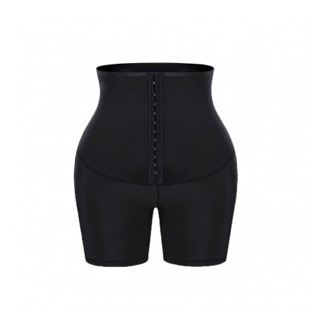 Pantaloni sport pentru femei SaunaSlim, din neopren, efect de sauna, talie inalta, marime S/M, negru, Doty®️ [4]