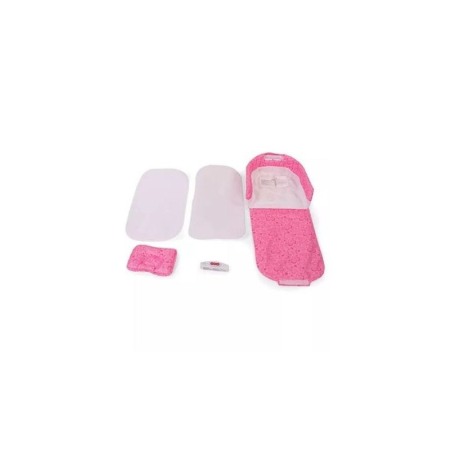 Patut bebe portabil , pliere tip geanta, usor de transportat, efecte sonore, roz,doty [4]