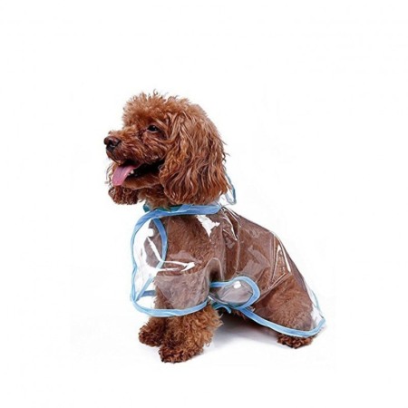 Pelerina de ploaie Inky Doggo ,pentru animalele de companie de talie medie,25 cm, albastru [4]