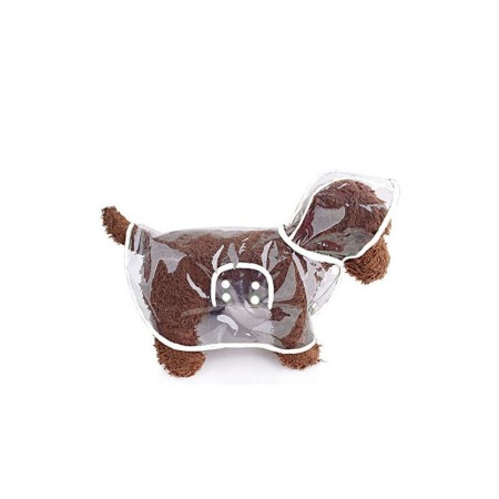 Pelerina de ploaie Inky Doggo ,pentru animalele de companie de talie mica, 25 cm , alb [1]