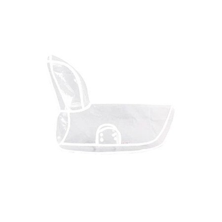 Pelerina de ploaie Inky Doggo ,pentru animalele de companie de talie mica, 25 cm , alb [3]