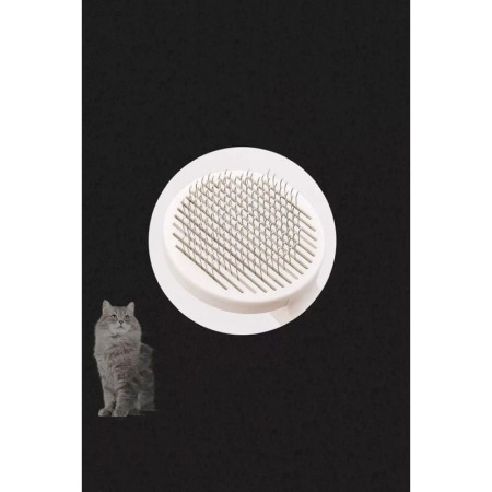 Perie AutoKitty pentru pisici, compacta si practica, usor de curatat, alb, 19x9 cm [3]