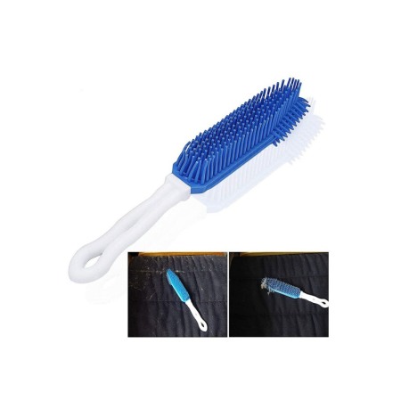 Perie multifunctional Multi Hair Remover, din silicon, pentru animale si suprafete, 26 cm, albastru, [1]
