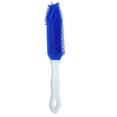 CURATENIE & INTRETINERE - Perie multifunctional Multi Hair Remover, din silicon, pentru animale si suprafete, 26 cm, albastru,