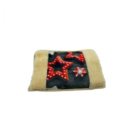 Perna cu incalzire electrica AquaTherapy, pentru tratarea durerilor locale, model cu turta dulce, crem, 18x25 cm [4]