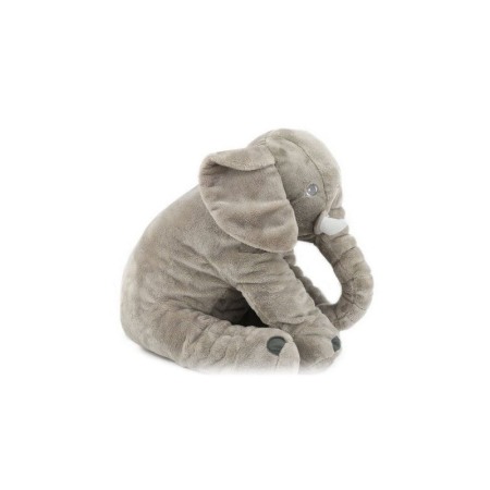 Perna de plus 2 in 1 pentru bebelusi Baby Elephant, materiale moale, 60x20x40 cm, forma elefant, gri [5]