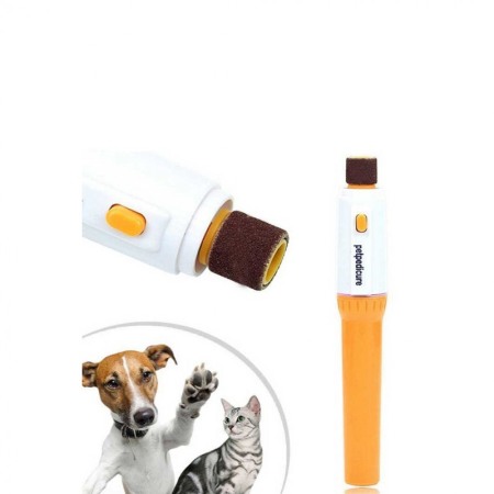 Pila electrica Perfectpedicure pentru animalele de companie, buton on/off, 4 capete incluse, portocaliu [1]