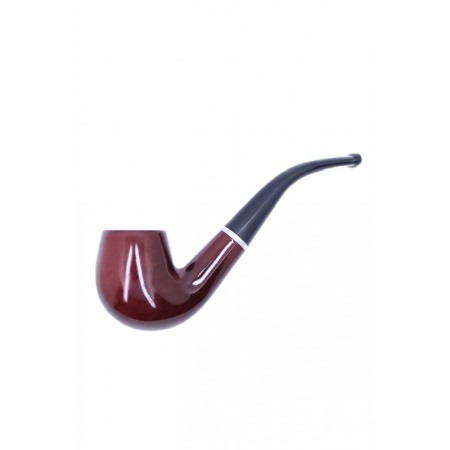 CADOURI SI SETURI - Pipa lemn cires Absolute Pipe, 9 mm, rosu/negru, Doty®️