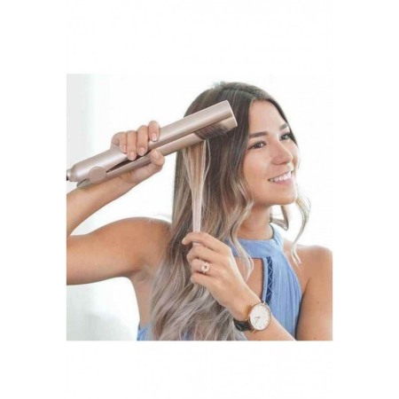 Placa 2 in 1 HairCurling pentru ondulat parul, invelis ceramic, temperatura reglabila pana la 230 C ,functie antistatica,design [2]