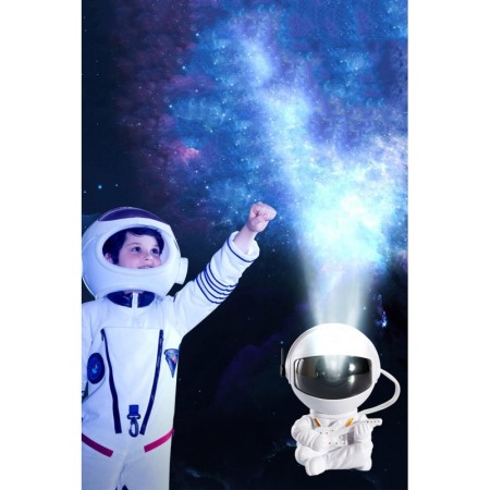 Proiector Guitar AstroGalaxy, lampa de veghe, 8 moduri de operare diferite, telecomanda si USB, 12.5x8.5 cm, alb, Doty® [6]