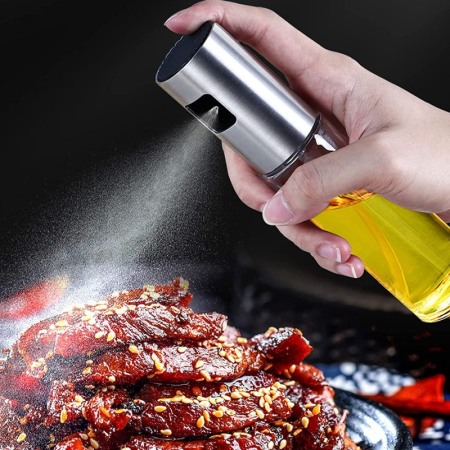 USTENSILE & ARTICOLE BUCATARIE - Pulverizator pentru ulei sau otet Spray It, sticla/plastic, usor de utilizat, 100 ml, manual, aramiu