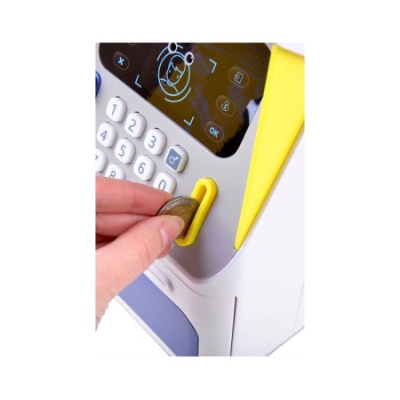 Pusculita automata pentru copii ATMBank Doty®, bancomat, depuneri, retrageri, card, simulare recunoastere faciala, cu baterii [7]
