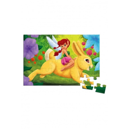 Puzzle cu piese mari, imprimeu cu Garden Fairy , multicolor, 48 piese, 90 cm x 60 cm ,Doty [4]
