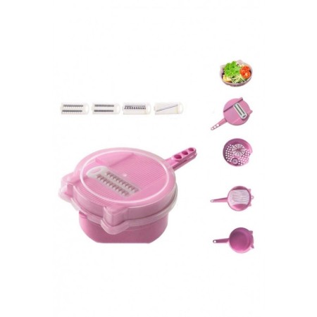 Razatoare multifunctionala, 9 accesorii incluse, 6  tipuri de lame,separator de ou, capac protector, materiale de calitate, desi [2]