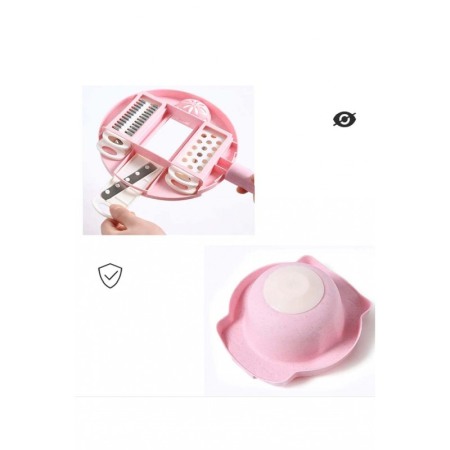 Razatoare multifunctionala, accesorii incluse, 6  tipuri de lame,separator de ou, capac protector, materiale de calitate, design [1]