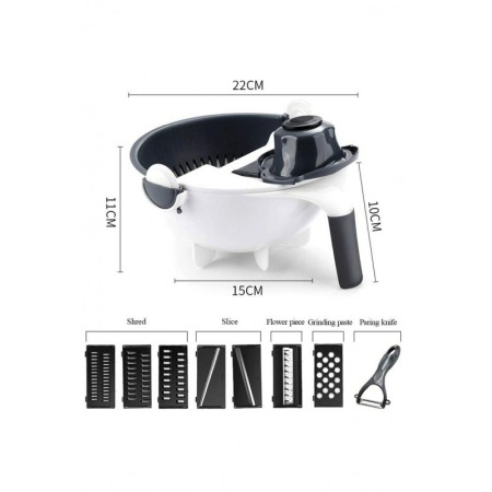 Razatoare multifunctionala White Ball Cutter, accesorii incluse, materiale de calitate, alb [5]