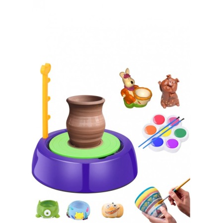 Roata de olarit pentru copii ClayWheel, accesorii incluse, 2 viteze,distractiva, multicolora, Doty® [3]