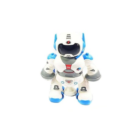 Robot de jucarie pentru copii Dancing WhiteBot,efecte luminoase si sonore,danseaza si canta,rotire de 360 de grade,design realis [5]