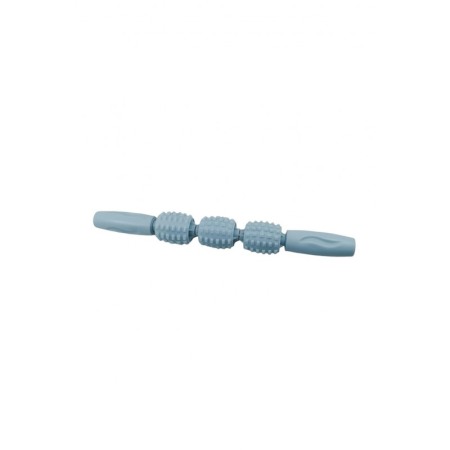 Roller manual din silicon SkinMas Doty®, cu 3 role, eficient, anticelulitic, 34 cm, universal, baby blue [2]
