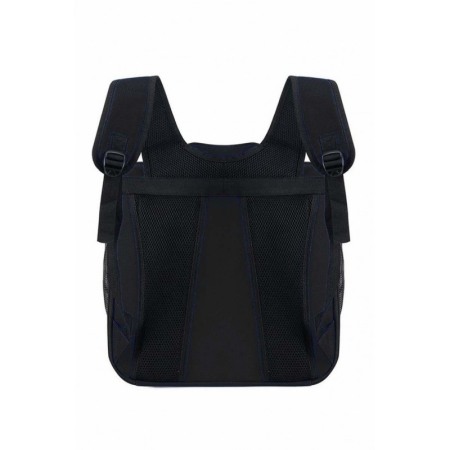 Rucsac cu bula de astronaut , buzunare frontale,  negru cu rosu , 36 cm , doty [4]