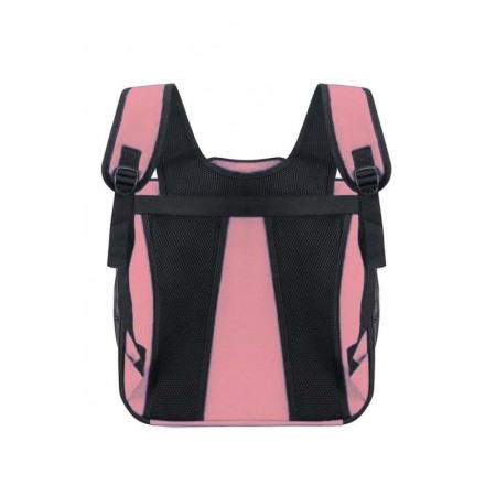Rucsac cu bula de astronaut , buzunare frontale,  roz cu bleumarin , 36 cm , doty [4]