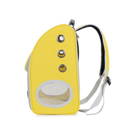 Rucsac  full geam , pentru transportul animalelor de companie mici, galben ,  40 cm ,Doty [1]