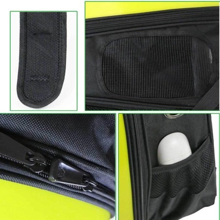 Rucsac pentru transportul animalelor de companie, galben, Doty [2]