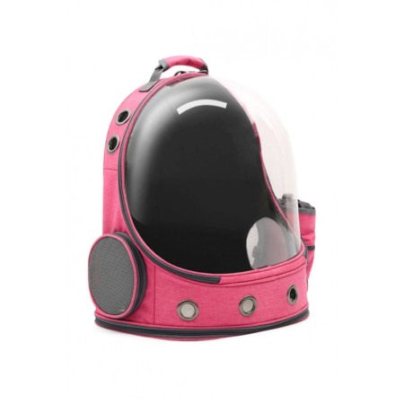 Transport pisici și alte accesorii - Rucsac Simba pentru transportul animalelor de companie de talie mica si medie,37x28x41 cm, design modern, roz