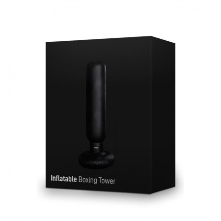 Sac de box Indoor Boxing, gonflabil, usor de instalat, rezistent, 60x152 cm , negru [3]