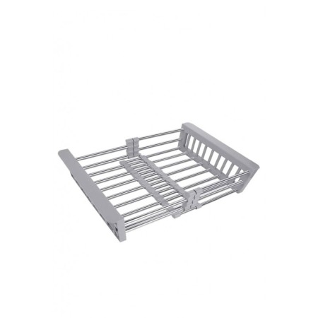 Scurgator Easy Drain pentru vesela, fructe sau legume, ajustabil, plastic si inox, gri, 43 cm, Doty®️ [3]