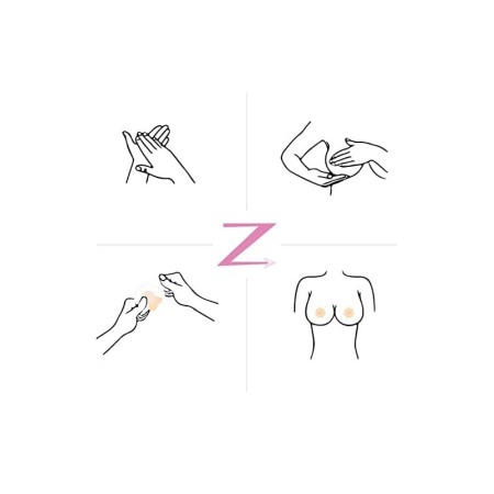 Set 10 bucati de plasturi pentru sani Topless, de unica folosinta, forma floare, 7,5 cm, practici, siguri, nude, Doty®️ [4]