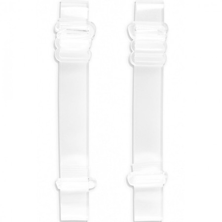 Set 2 bretele pentru sutien InvisibleBra, din silicon ,transparente ,35x1.5 cm ,reglabile [4]